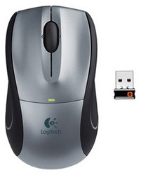  Logitech Wireless Mouse M505 Silver-Black USB