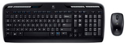   +  Logitech Wireless Desktop MK300 Black USB