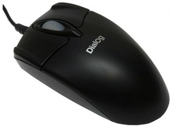  Dialog MOP-02BP Black PS/2