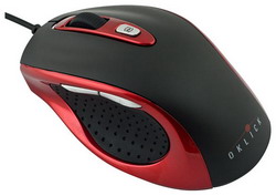  Oklick 404 S Optical Mouse Red-Black USB