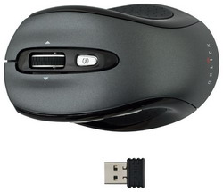  Oklick 404 MW Wireless Laser Mouse Dark Grey USB