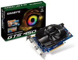  Gigabyte GeForce GTS 450 810 Mhz PCI-E 2.0 1024 Mb 3608 Mhz 128 bit 2xDVI Mini-HDMI HDCP