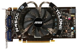  MSI GeForce GTS 450 850 Mhz PCI-E 2.0 1024 Mb 4000 Mhz 128 bit 2xDVI Mini-HDMI HDCP