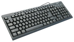  Gembird KB-8300M-BL-R Black PS/2