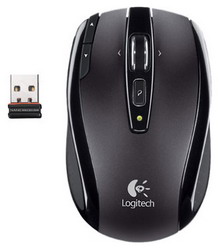  Logitech VX Nano Cordless Laser Mouse Black USB