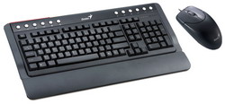   +  Genius KB-C220 Black PS/2