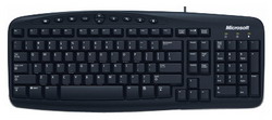  Microsoft Wired Keyboard 500 Black PS/2