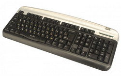  Oklick 300 M Office Keyboard Silver USB+PS/2