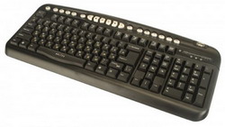  Oklick 330 M Multimedia Keyboard Black USB+PS/2