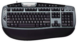  Microsoft Digital Media Keyboard Pro Black-Grey USB+PS/2