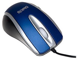  Dialog MOP-14SU Black-Blue USB