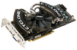  MSI Radeon HD 5850 725 Mhz PCI-E 2.1 1024 Mb 4000 Mhz 256 bit DVI HDMI HDCP Cyclone