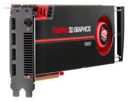  HP FirePro V8800 825 Mhz PCI-E 2.0 2048 Mb 4600 Mhz 256 bit