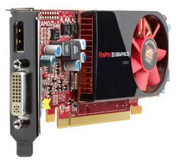  HP FirePro V3800 650 Mhz PCI-E 2.0 512 Mb 1800 Mhz 64 bit DVI