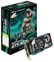  ECS GeForce GTS 450 783 Mhz PCI-E 2.0 1024 Mb 3608 Mhz 128 bit 2xDVI Mini-HDMI HDCP