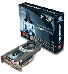  Sapphire Radeon HD 6850 820 Mhz PCI-E 2.1 1024 Mb 4400 Mhz 256 bit 2xDVI HDMI HDCP