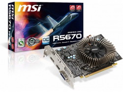  MSI Radeon HD 5670 800 Mhz PCI-E 2.1 1024 Mb 4040 Mhz 128 bit DVI HDMI HDCP