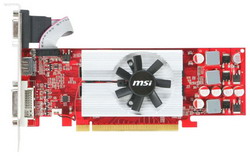  MSI GeForce GT 220 625 Mhz PCI-E 2.0 1024 Mb 960 Mhz 64 bit DVI HDMI HDCP