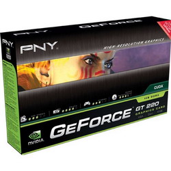  PNY GeForce GT 220 625 Mhz PCI-E 2.0 1024 Mb 800 Mhz 128 bit DVI HDMI HDCP