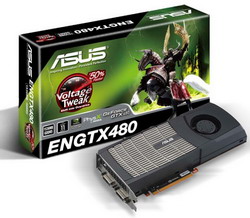  Asus GeForce GTX 480 700Mhz PCI-E 2.0 1536Mb 3696Mhz 384 bit 2xDVI Mini-HDMI HDCP Cool