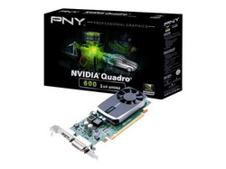  PNY Quadro 600 640 Mhz PCI-E 2.0 1024 Mb 1600 Mhz 128 bit DVI