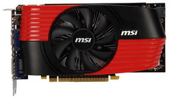  MSI GeForce GTS 450 850Mhz PCI-E 2.0 512Mb 3608Mhz 128 bit DVI HDMI HDCP