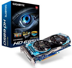  Gigabyte Radeon HD 6850 820Mhz PCI-E 2.1 1024Mb 4200Mhz 256 bit 2xDVI HDMI HDCP