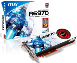  MSI Radeon HD 6970 880Mhz PCI-E 2.1 2048Mb 5500Mhz 256 bit 2xDVI HDMI HDCP