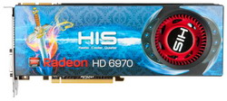  HIS Radeon HD 6970 880Mhz PCI-E 2.1 2048Mb 5500Mhz 256 bit 2xDVI HDMI HDCP