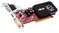  Asus Radeon HD 3450 600Mhz AGP 512Mb 800Mhz 64 bit DVI HDMI HDCP