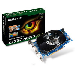  Gigabyte GeForce GTS 450 810Mhz PCI-E 2.0 512Mb 3608Mhz 128 bit 2xDVI Mini-HDMI HDCP