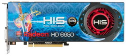  HIS Radeon HD 6950 840Mhz PCI-E 2.1 2048Mb 5120Mhz 256 bit 2xDVI HDMI HDCP