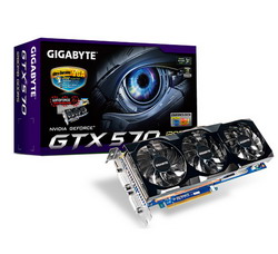  Gigabyte GeForce GTX 570 780Mhz PCI-E 2.0 1280Mb 3800Mhz 320 bit 2xDVI Mini-HDMI HDCP