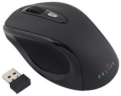  Oklick 404 MW Lite Wireless Optical Mouse Black USB