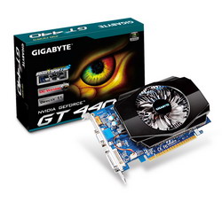  Gigabyte GeForce GT 440 830Mhz PCI-E 2.0 1024Mb 1800Mhz 128 bit DVI HDMI HDCP