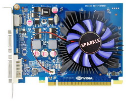  Sparkle GeForce GT 440 810Mhz PCI-E 2.0 1024Mb 1800Mhz 128 bit DVI HDMI HDCP