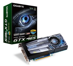  Gigabyte GeForce GTX 465 607Mhz PCI-E 2.0 1024Mb 3206Mhz 256 bit 2xDVI Mini-HDMI HDCP