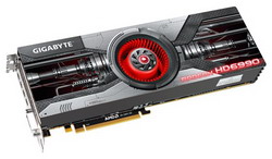  Gigabyte Radeon HD 6990 830Mhz PCI-E 2.1 4096Mb 5000Mhz 512 bit DVI HDCP