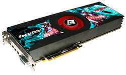  PowerColor Radeon HD 6990 830Mhz PCI-E 2.1 4096Mb 5000Mhz 512 bit DVI HDCP