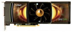  Palit GeForce GTX 590 607Mhz PCI-E 2.0 3072Mb 3414Mhz 768 bit 3xDVI HDCP