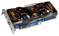  Gigabyte GeForce GTX 560 Ti 950Mhz PCI-E 2.0 1024Mb 4580Mhz 256 bit 2xDVI Mini-HDMI HDCP