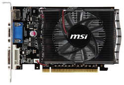  MSI GeForce GT 430 700Mhz PCI-E 2.0 2048Mb 1000Mhz 128 bit DVI HDMI HDCP