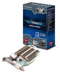  Sapphire Radeon HD 6570 650Mhz PCI-E 2.1 1024Mb 1800Mhz 128 bit DVI HDMI HDCP Silent