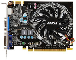  MSI GeForce GTS 450 700Mhz PCI-E 2.0 1024Mb 1800Mhz 128 bit DVI HDMI HDCP