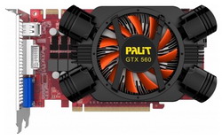  Palit GeForce GTX 560 810Mhz PCI-E 2.0 1024Mb 4008Mhz 256 bit DVI HDMI HDCP