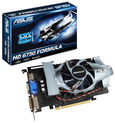  Asus Radeon HD 6750 700Mhz PCI-E 2.1 1024Mb 4000Mhz 128 bit DVI HDMI HDCP