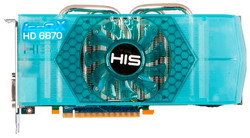  HIS Radeon HD 6870 900Mhz PCI-E 2.1 1024Mb 4200Mhz 256 bit 2xDVI HDMI HDCP IceQ