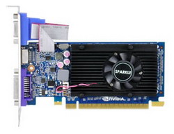  Sparkle GeForce GT 520 810Mhz PCI-E 2.0 1024Mb 1800Mhz 64 bit DVI HDMI HDCP