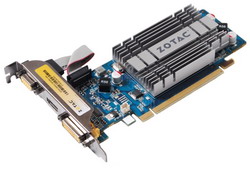  Zotac GeForce 8400 GS 520Mhz PCI-E 1024Mb 1200Mhz 64 bit DVI HDMI HDCP