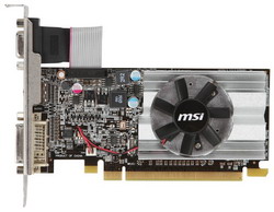  MSI Radeon HD 6450 625Mhz PCI-E 2.1 1024Mb 1333Mhz 64 bit DVI HDMI HDCP